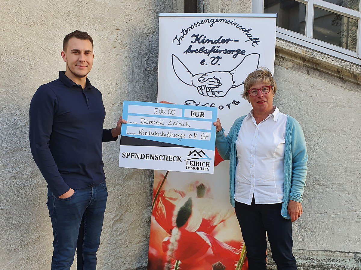 500€ für Kinderkrebsfürsorge