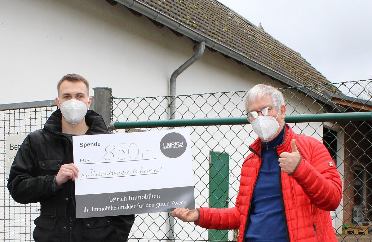 Tierschutz Gifhorn erhält 850€